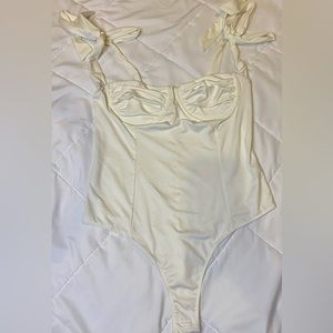 Miss Lola Crème Bodysuit